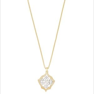 Kendra Scott Kacey Pendant Necklace in Silver/Gold